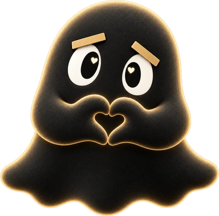 Boo ukazuje srdce